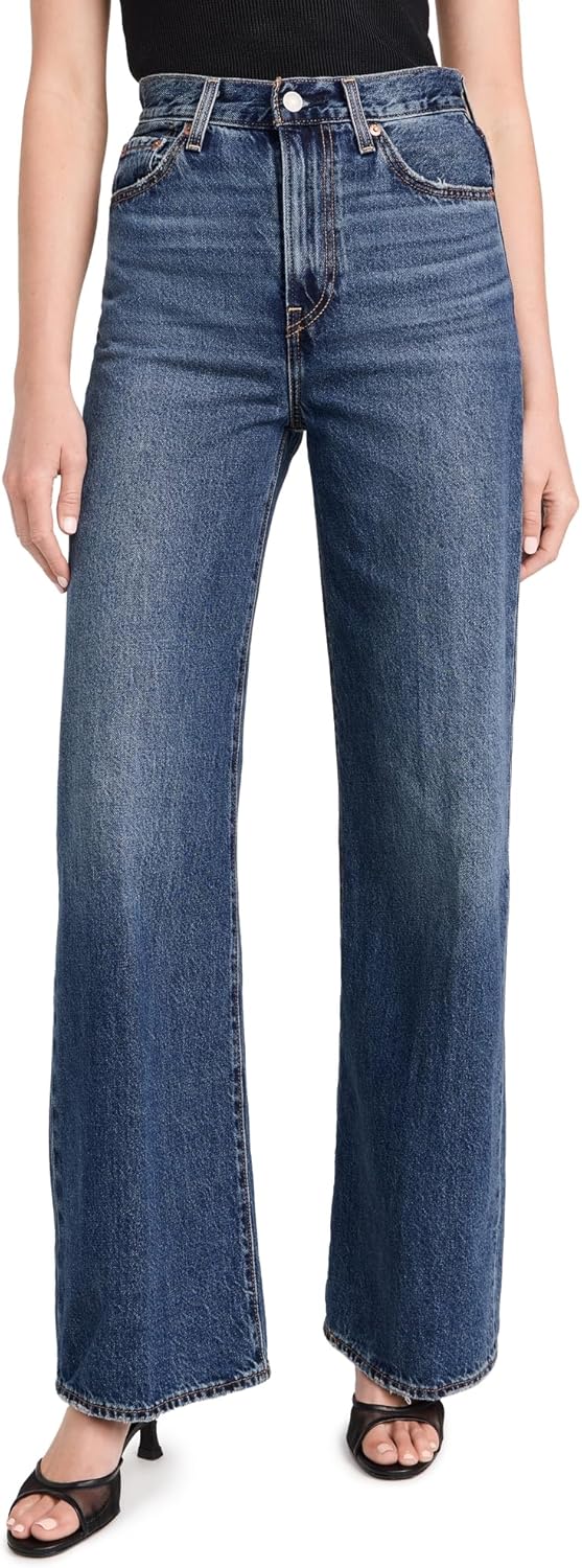 Levi's Women's Ribcage Wide Leg Jeans for Stylish Comfort