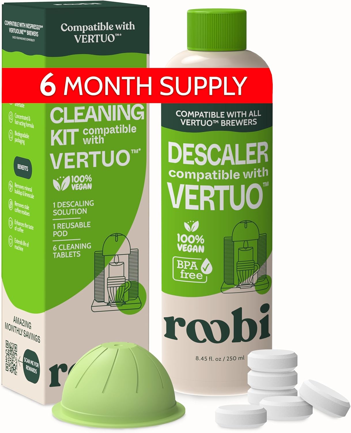 Nespresso Vertuo Cleaner Kit - Eco-Friendly Maintenance
