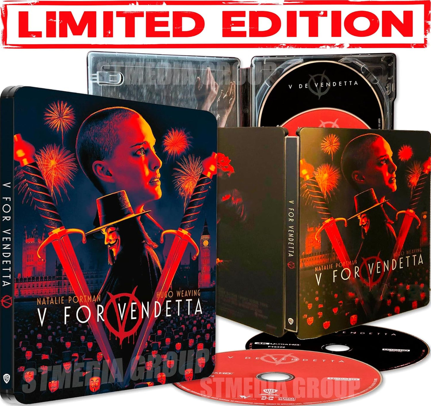 V for Vendetta Limited Edition Steelbook 4K UHD Blu-ray Review