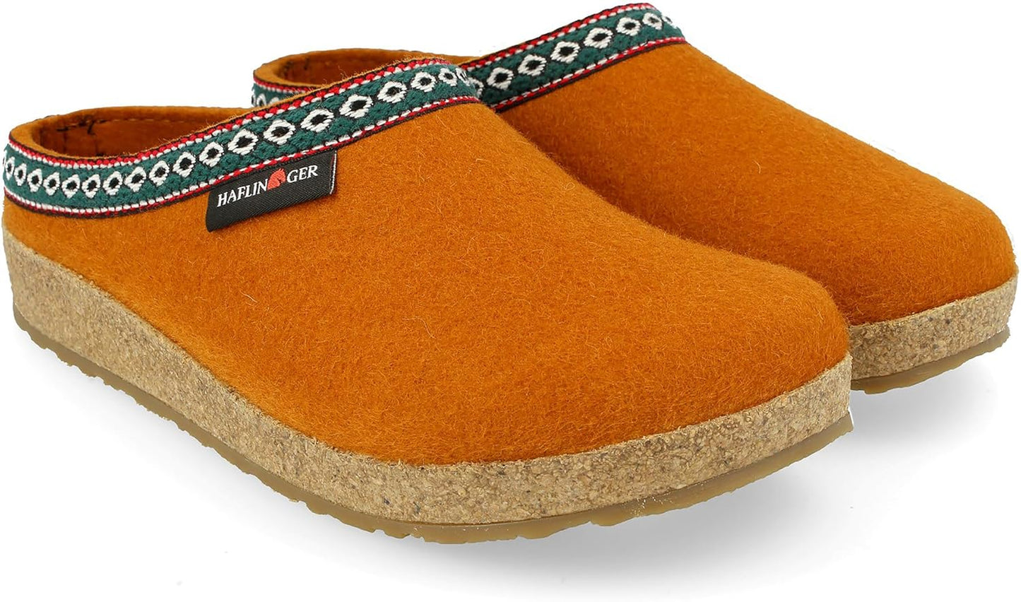 HAFLINGER GZ Felt Clogs Mules Shoes for Unisex Comfort and Style