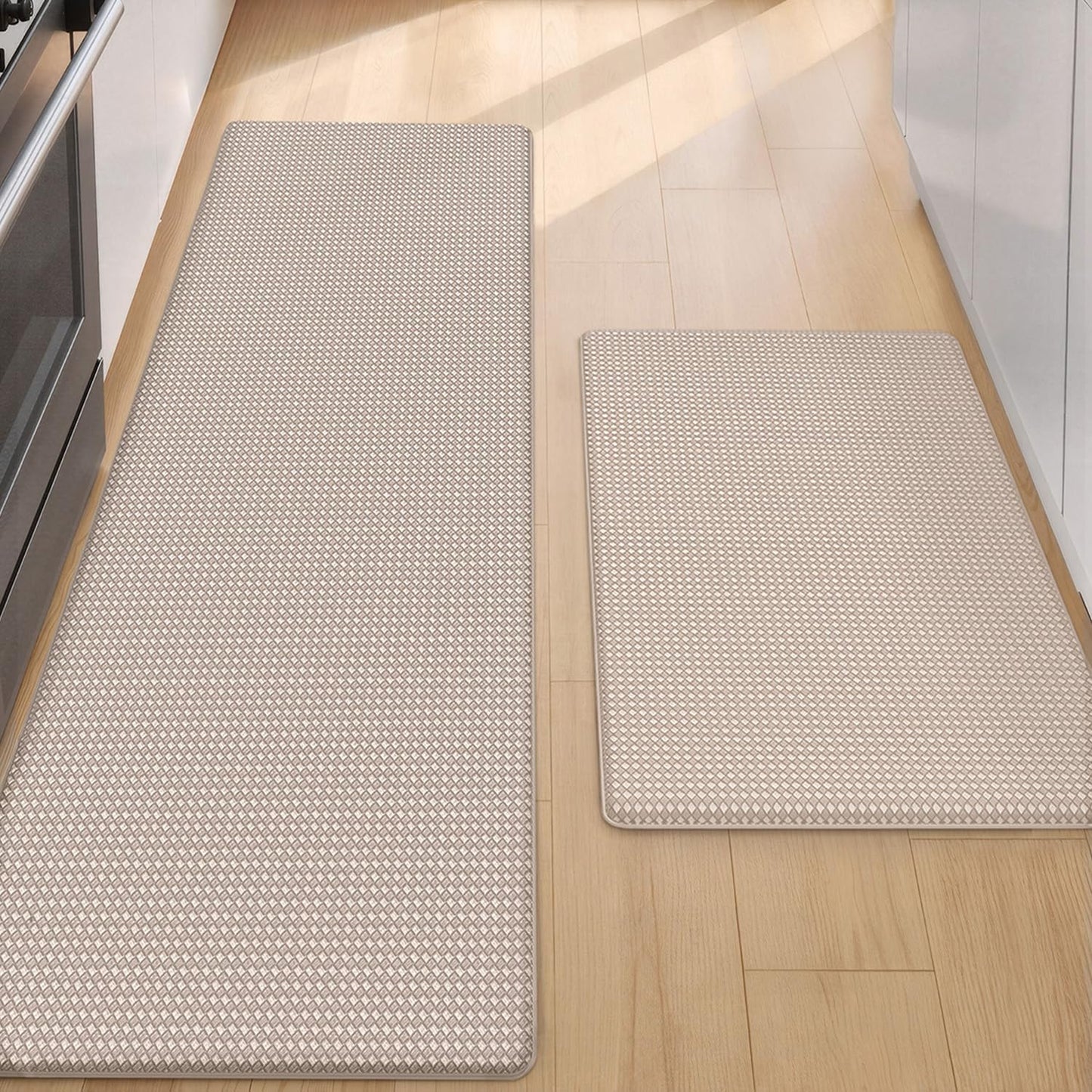 Color&Geometry Anti Fatigue Cushion Kitchen Mat Set for Comfort