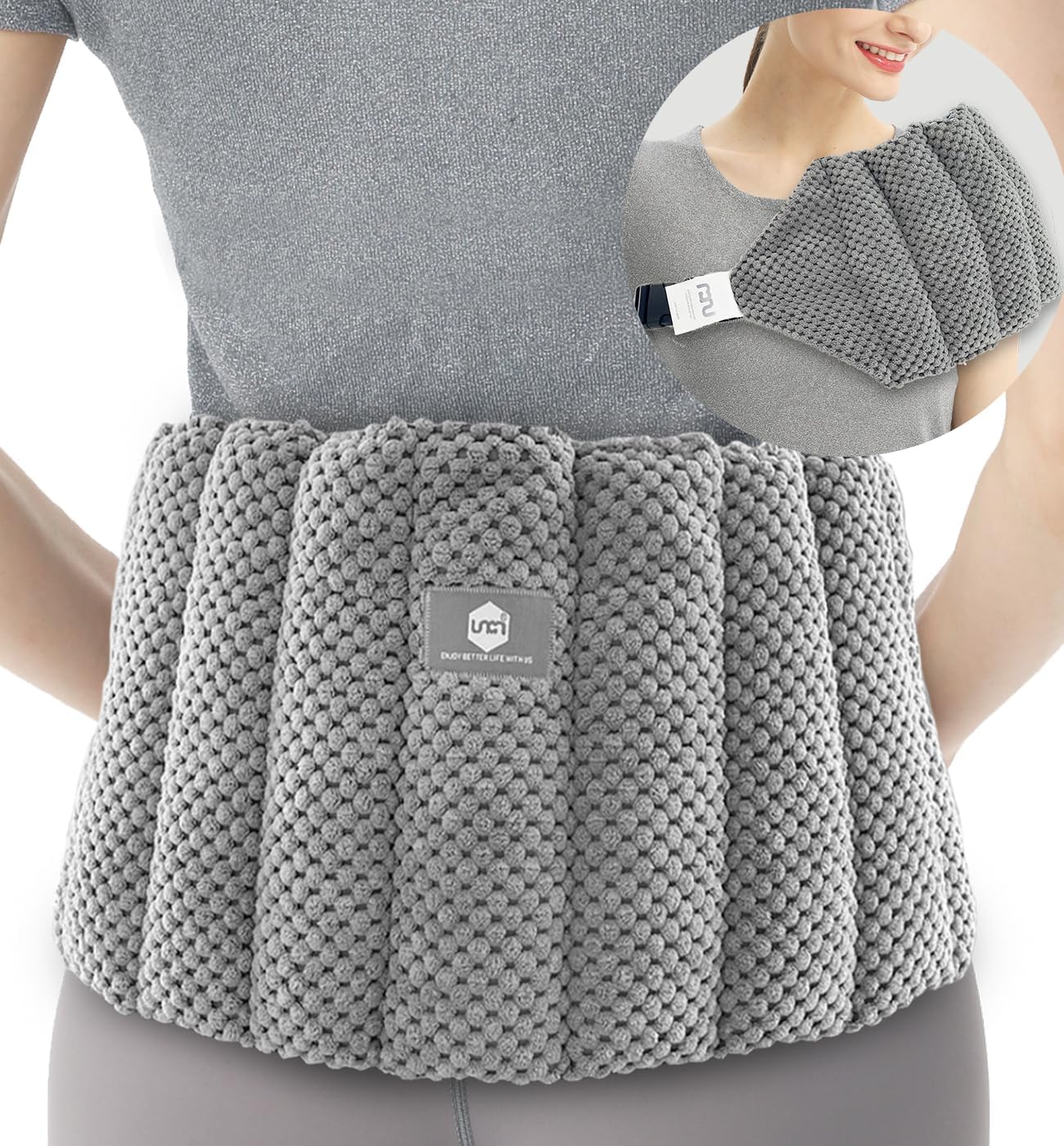 uncn XL Microwave Heating Pad - Pain Relief for Back & More
