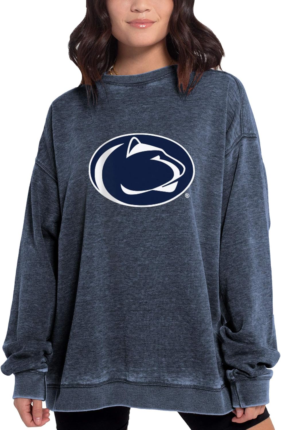 Chicka-d Women's Campus Crew: Stylish Fleece Pullover for Fans