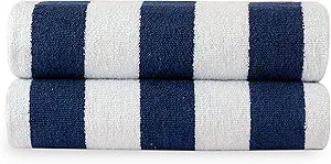 Oversized 100% Cotton Beach Towels Set of 2 for Adults