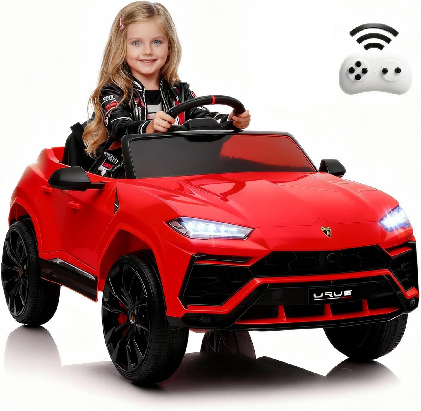 Licensed Lamborghini Urus Ride On Truck for Kids with Remote