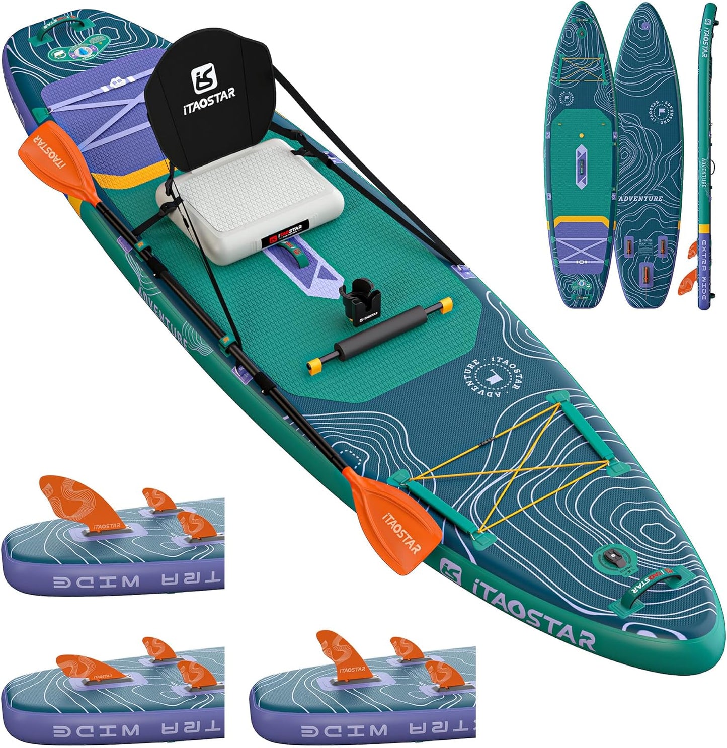 Adventure 1235in Extra Wide Paddle Board for All Skill Levels