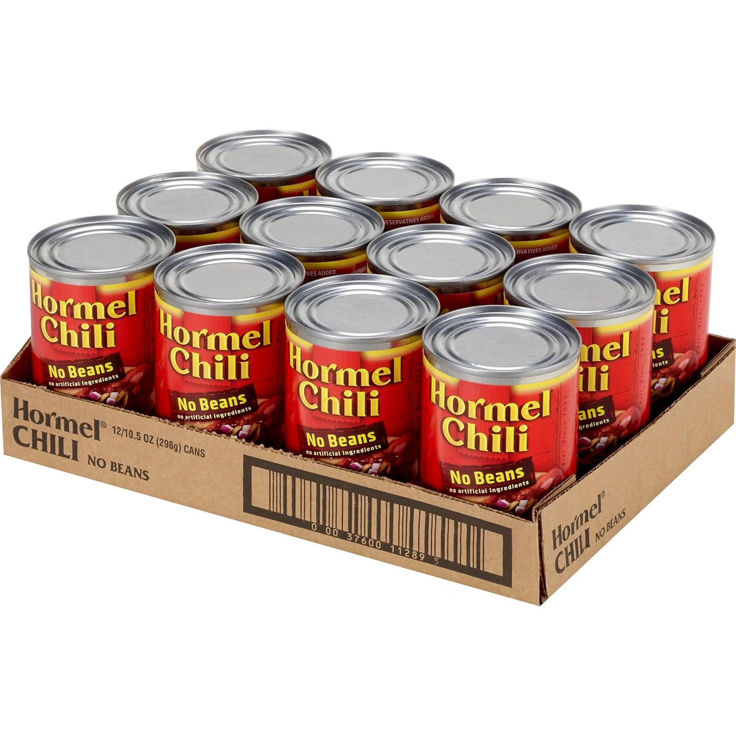 HORMEL Chili No Beans, 10.5 oz Pack of 12 for Delicious Meals