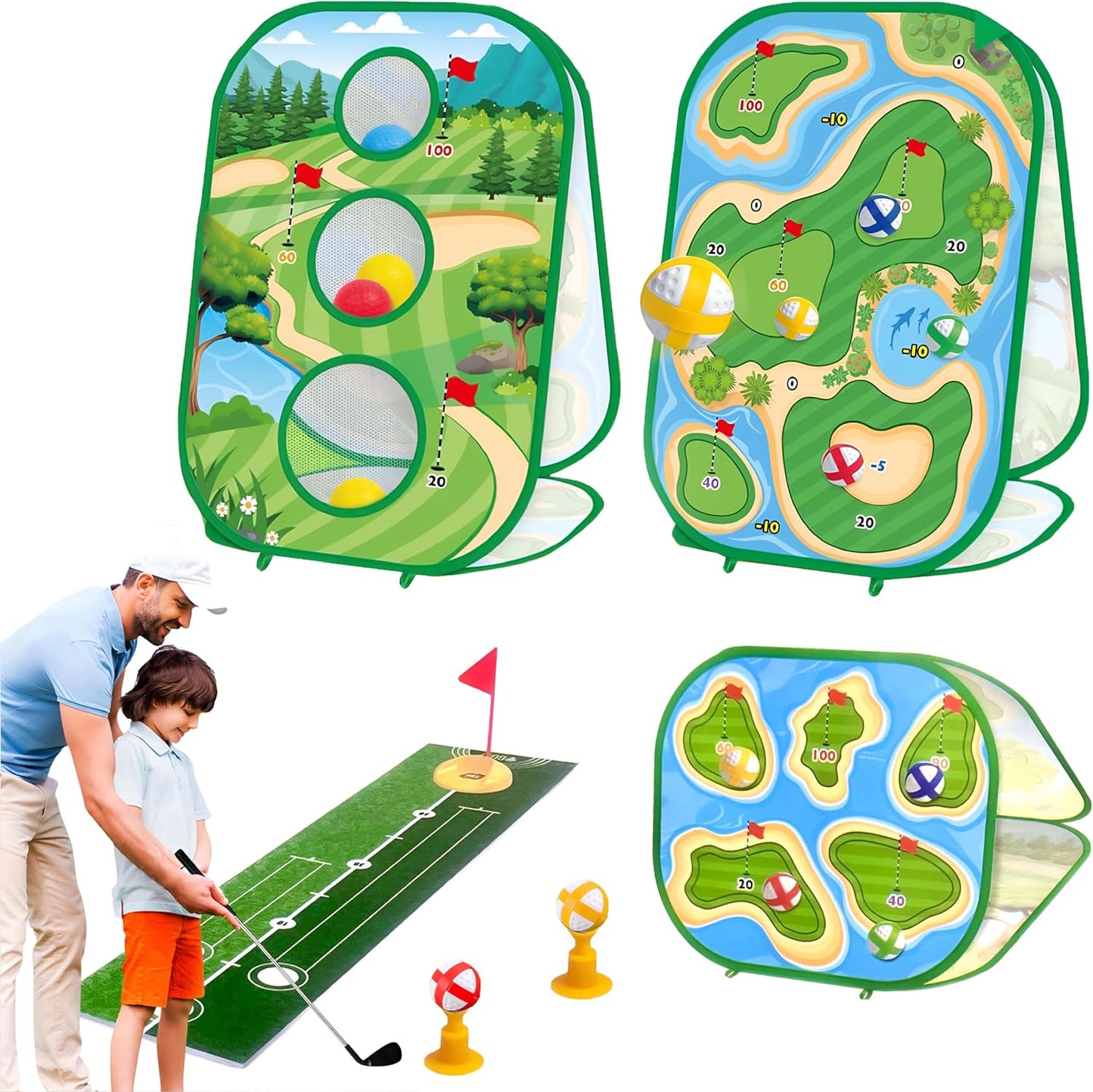 Kids Sticky Golf Game Set