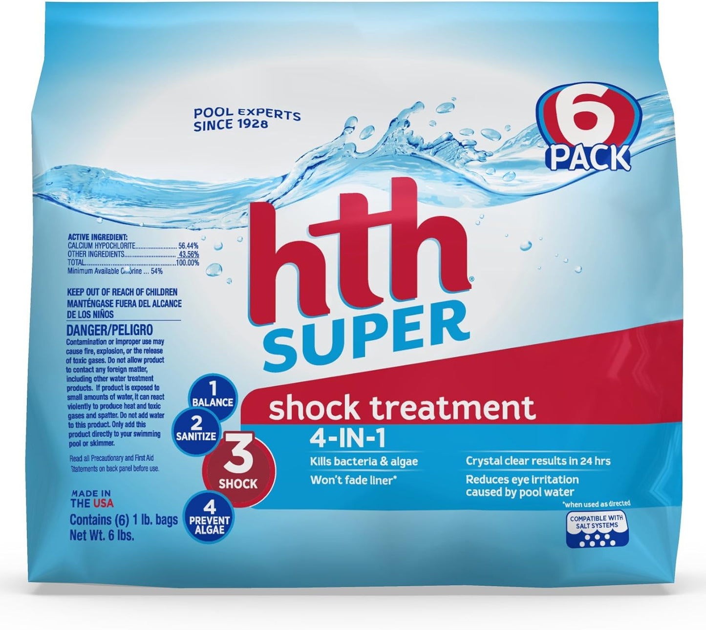 HTH Super Shock Treatment for Crystal Clear Swimming Pools