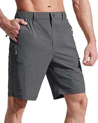 Libin Men's Quick Dry Hiking Shorts for Travel and Casual Wear