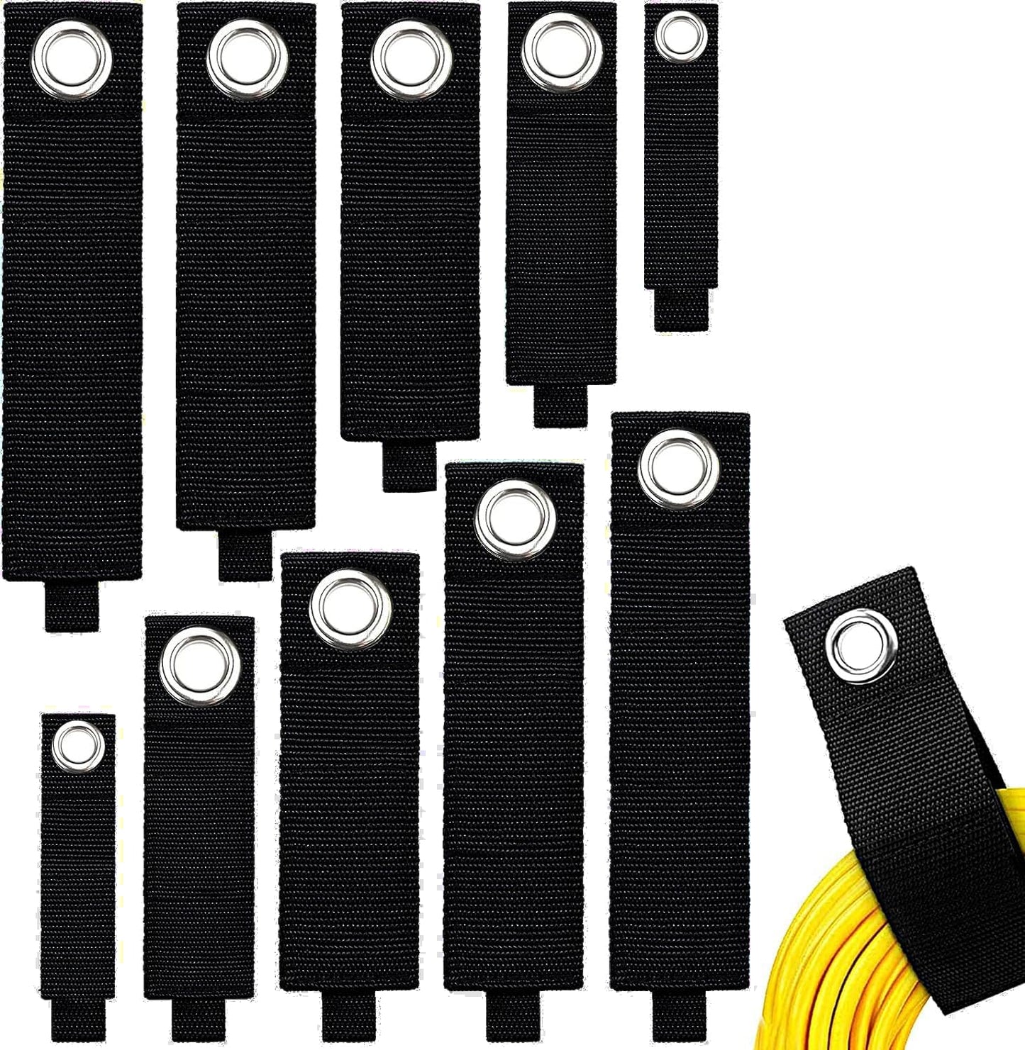 10Pcs Heavy Duty Cord Holder Organizer