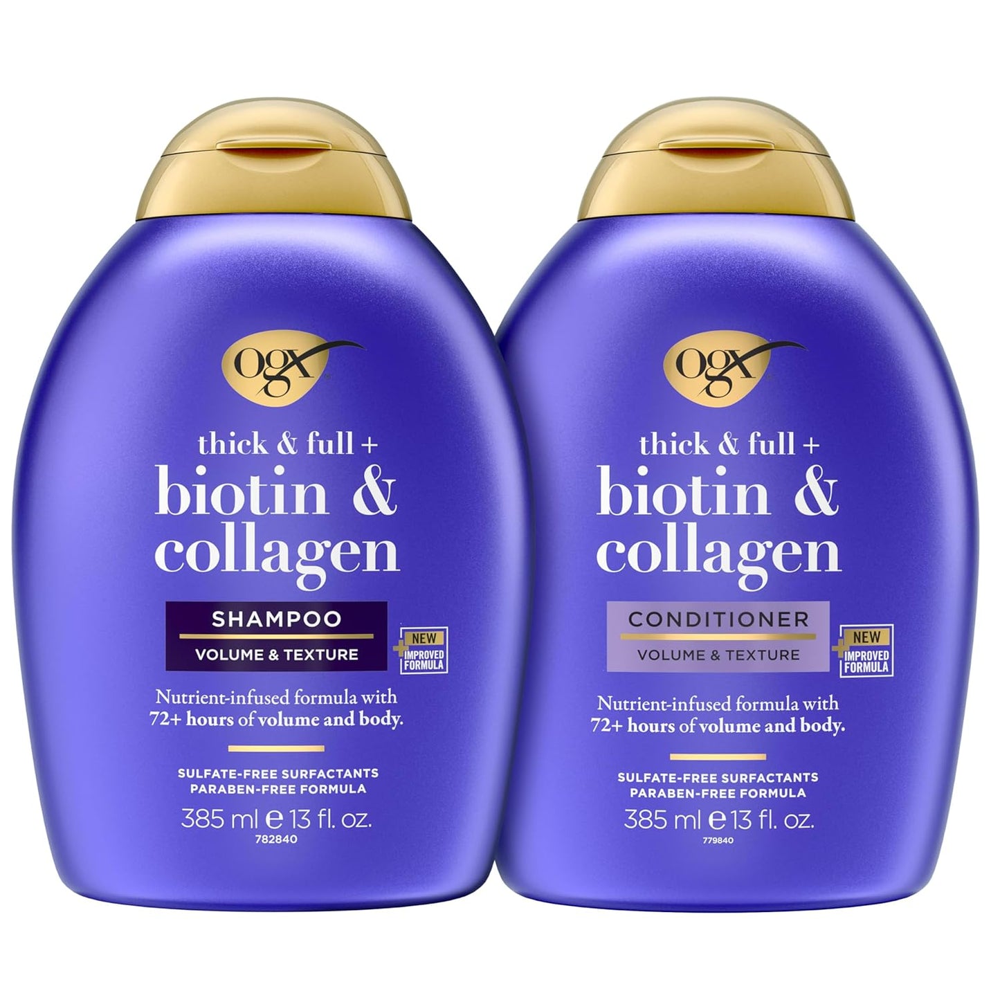 OGX Thick & Full Biotin Collagen Set, 13oz x 2