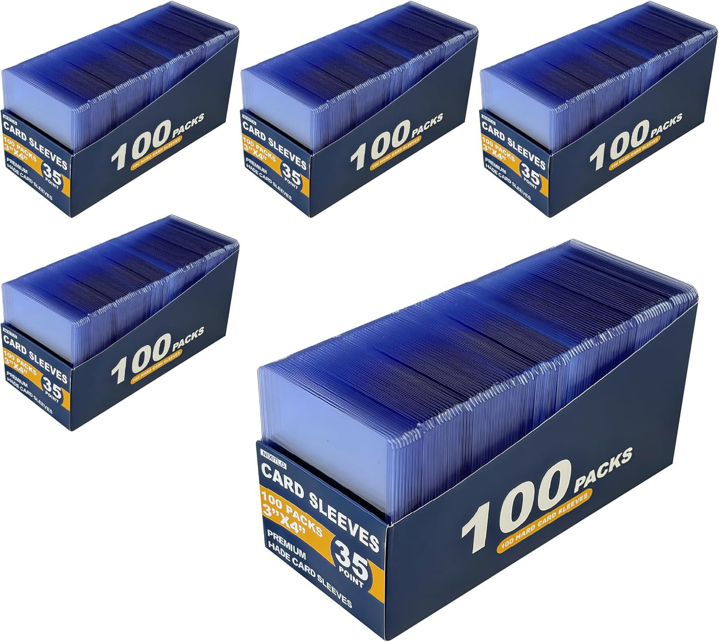 500 Hard Card Sleeves for Premium Protection of Sports Cards