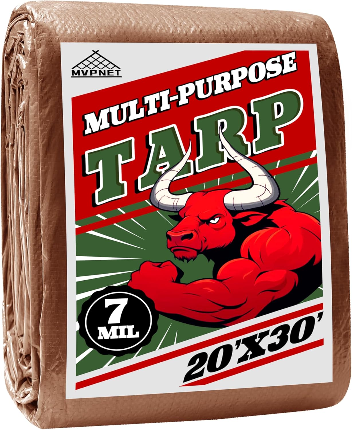 Durable 20x30 ft Waterproof Tarp for Outdoor and Camping Use