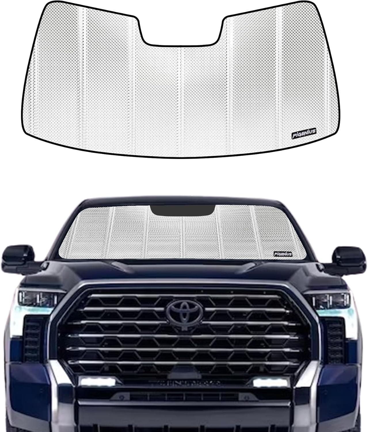 Windshield Sun Shade for Toyota Tundra 2022-2025 - BLAZBLOCK