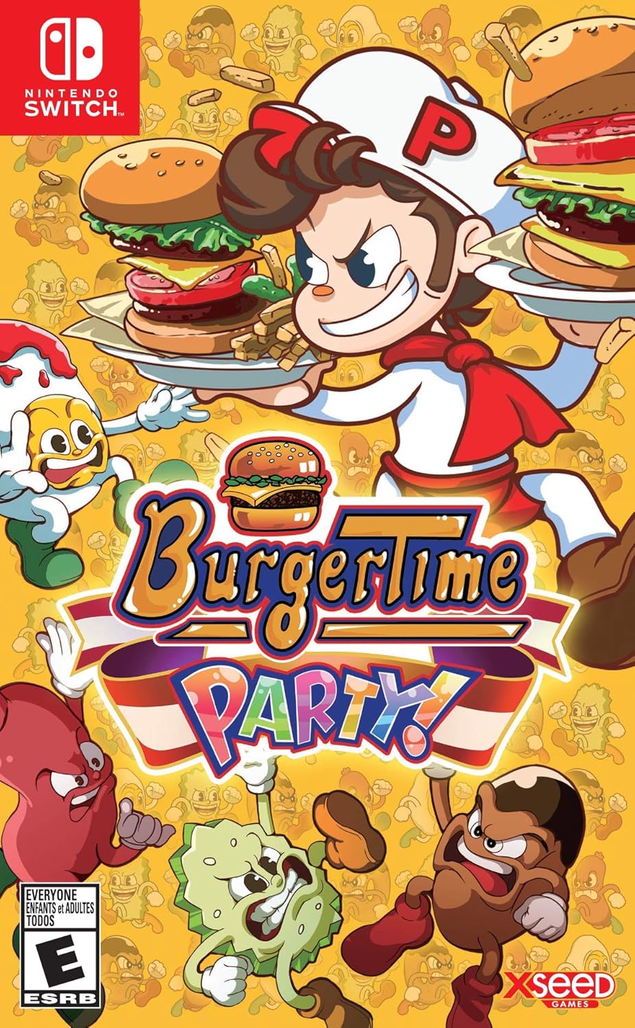 BurgerTime Party! for Nintendo Switch - A Fun Multiplayer Feast