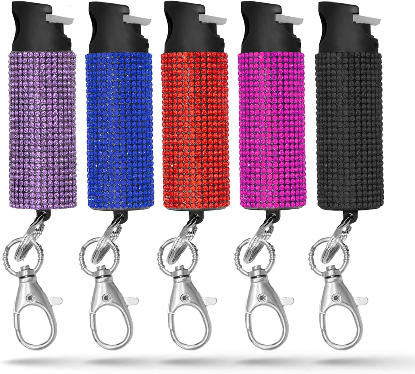 Bling It On Pepper Spray Keychain for Stylish Self-Defense
