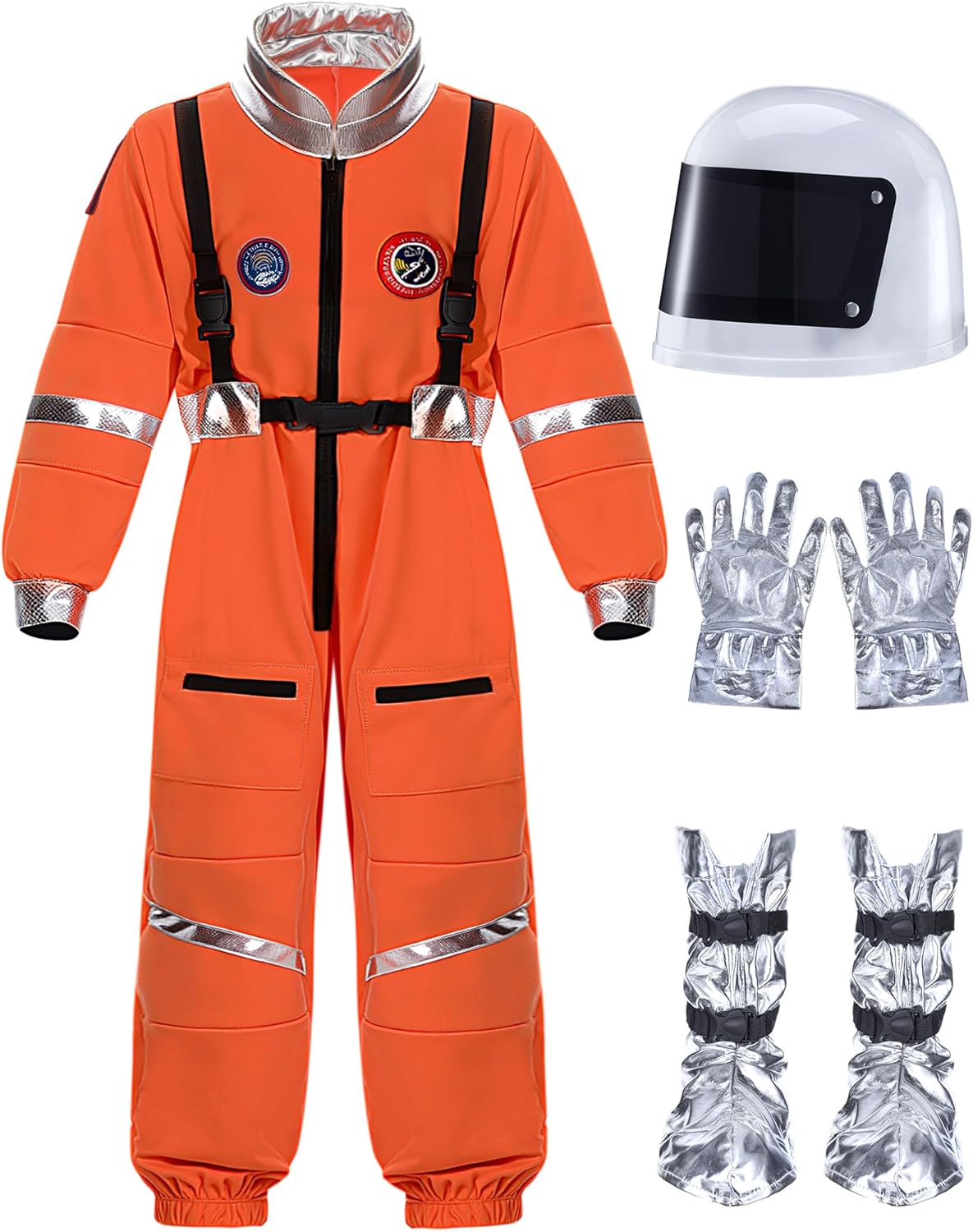 Kids Astronaut Costume Set for Halloween - Jumpsuit, Helmet & More