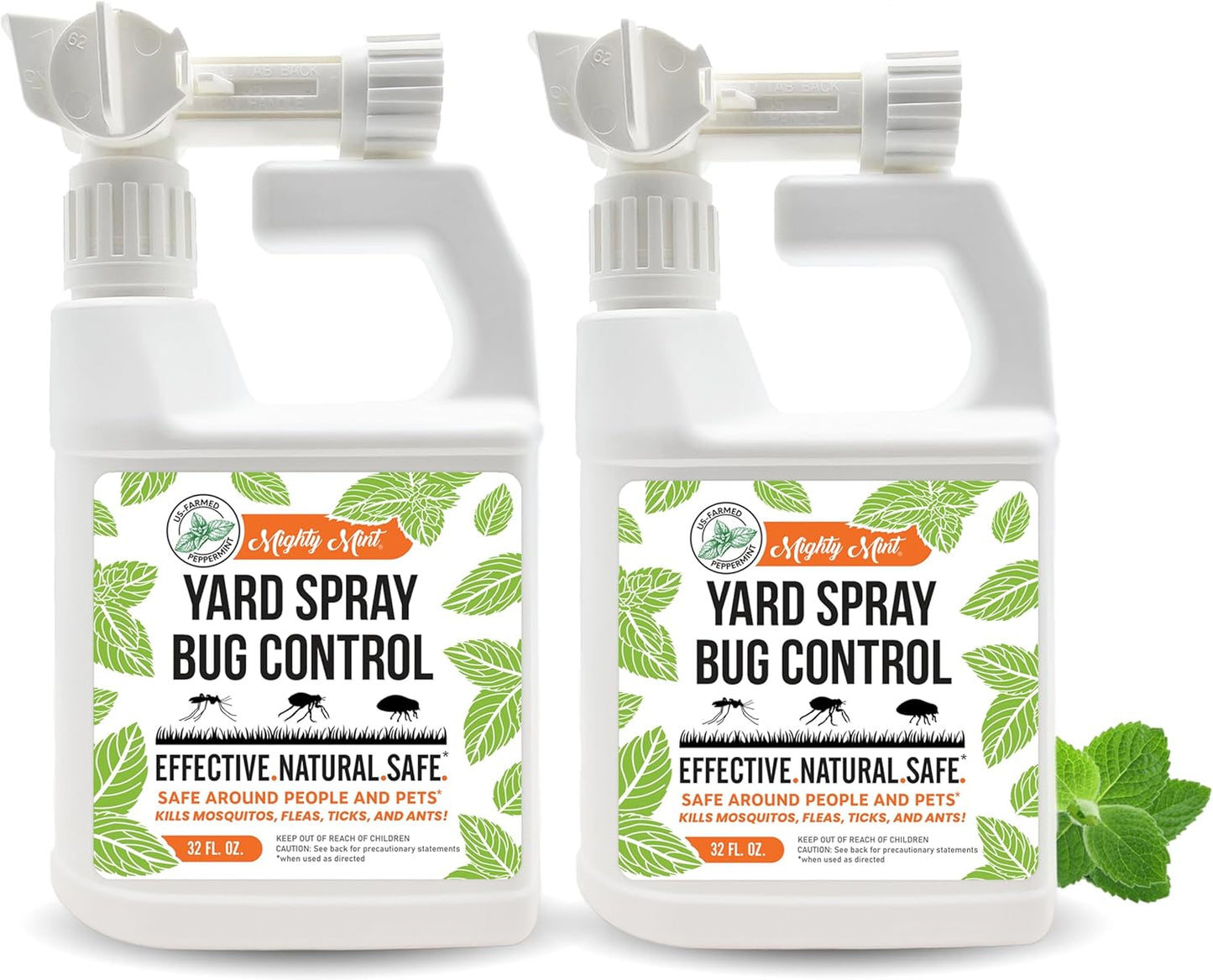 Mighty Mint Peppermint Oil Lawn Bug Control Spray for Pets