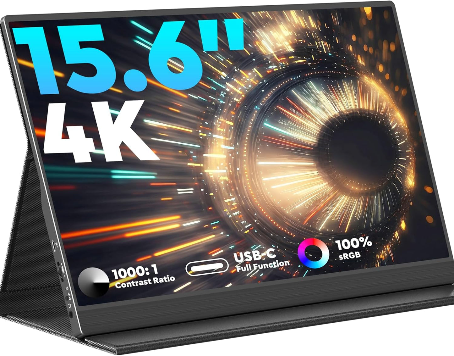 Ultra HD 4K USB-C Portable Monitor - Perfect for Travel!