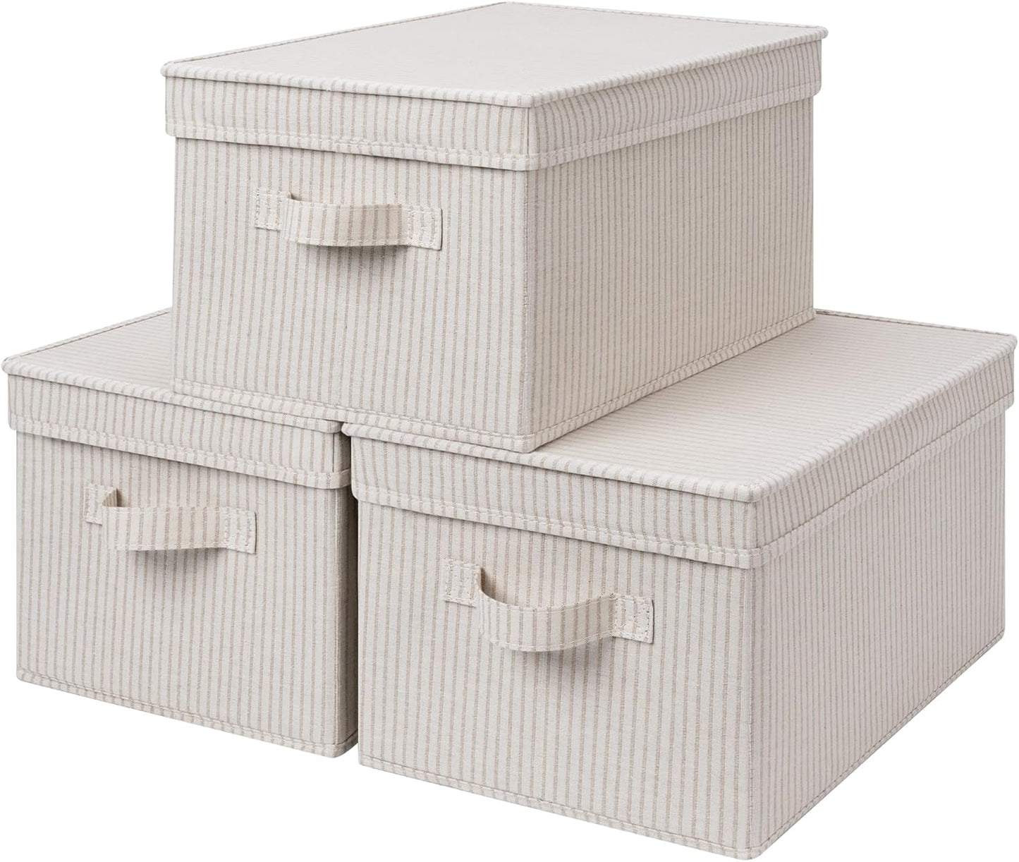 StorageWorks Large Storage Bins with Lids for Organizing