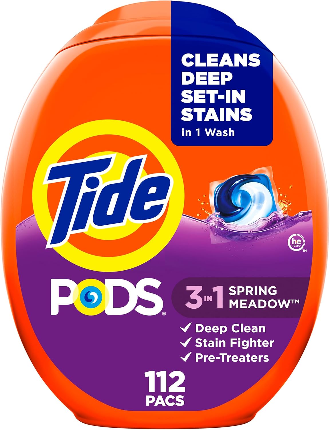 Tide PODS 112 Count - Stain Remover & Color Protector