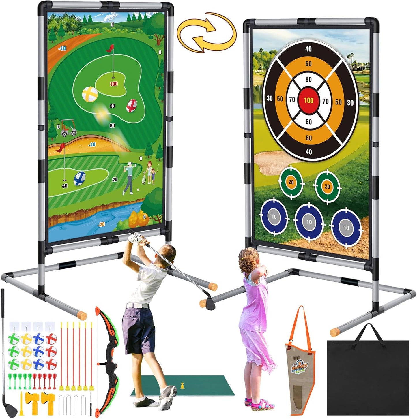 Lerifer 3-in-1 Outdoor Kids Game Set - Fun & Active Play!