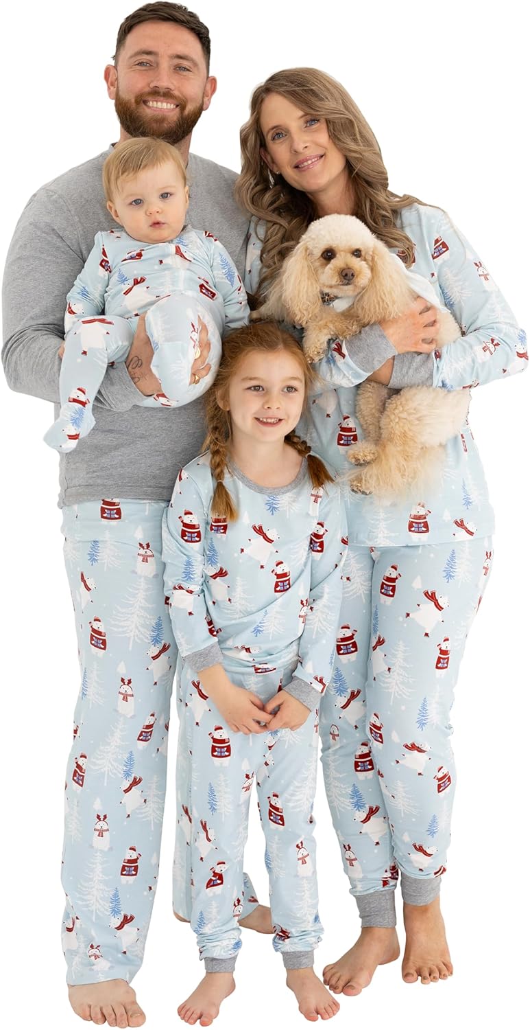 Owlivia Christmas Pajamas For Family - Organic Cotton Holiday Pjs
