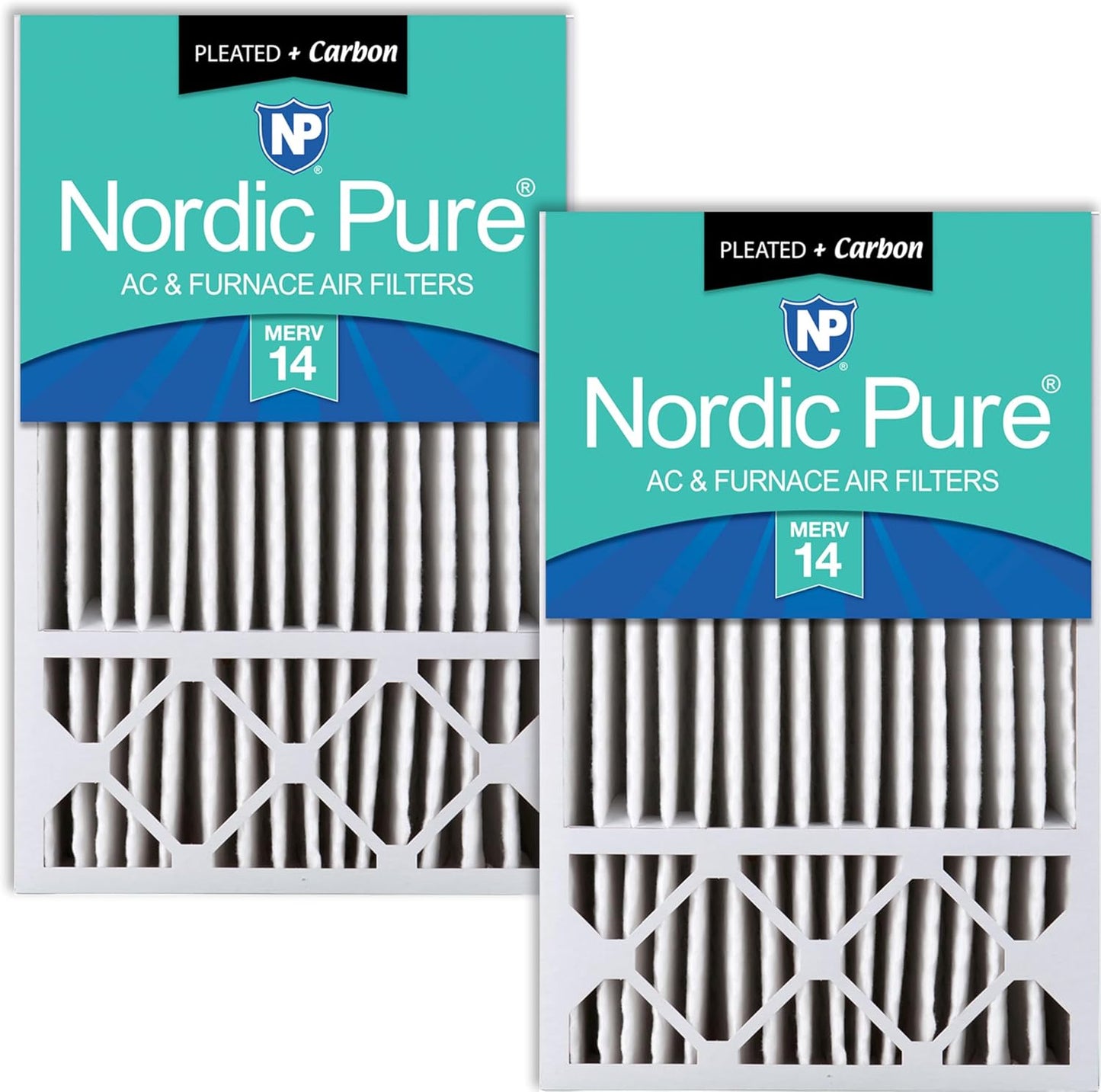 Nordic Pure 16x25x5 Honeywell Replacement Air Filters MERV 14