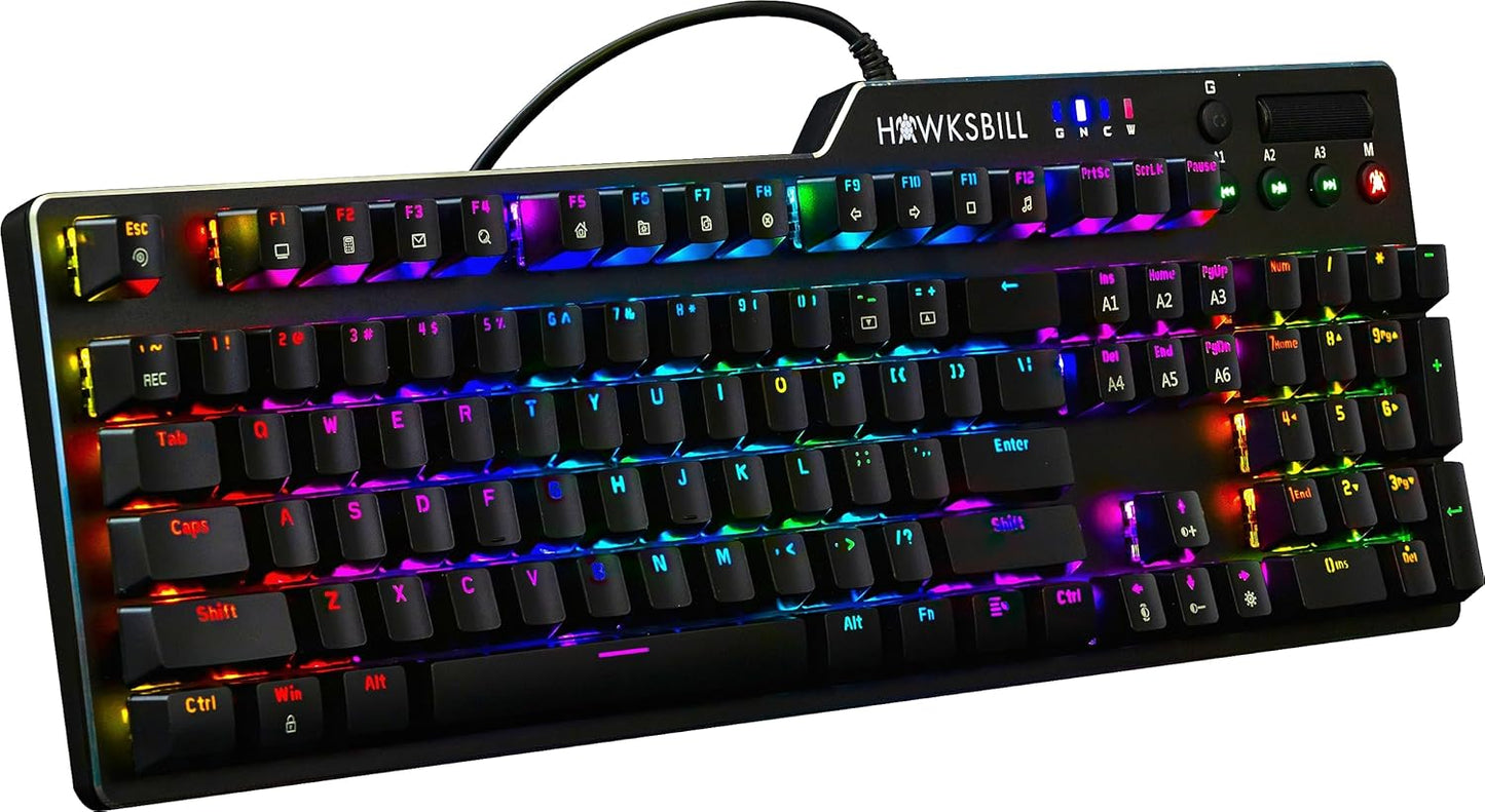 Hawksbill: Tactile & Clicky Gaming Keyboard