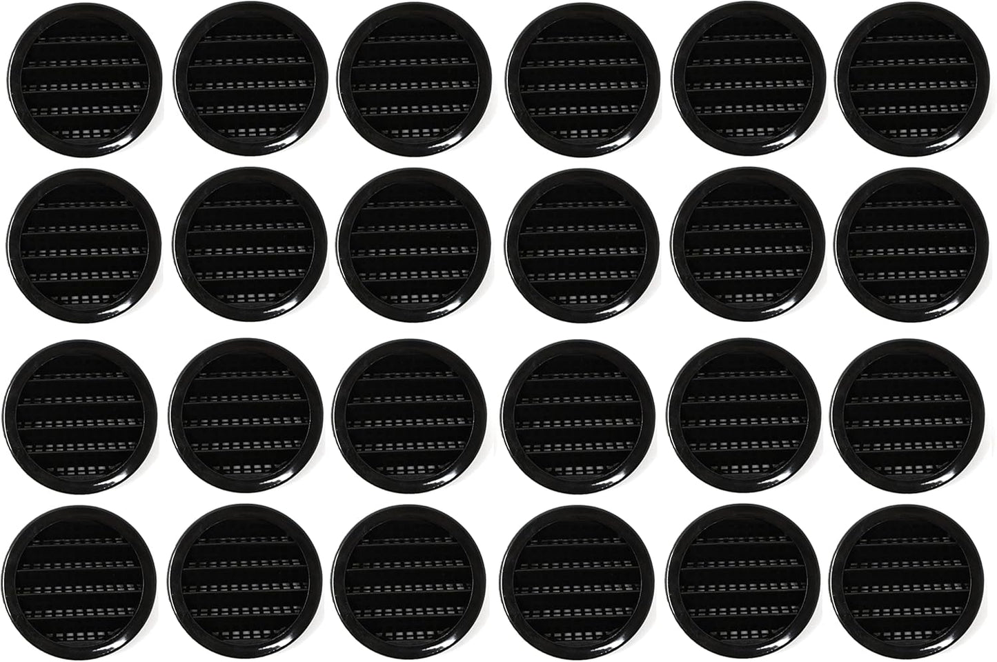 2 Inch Round Plastic Louver Soffit Air Vent for Reptiles and More