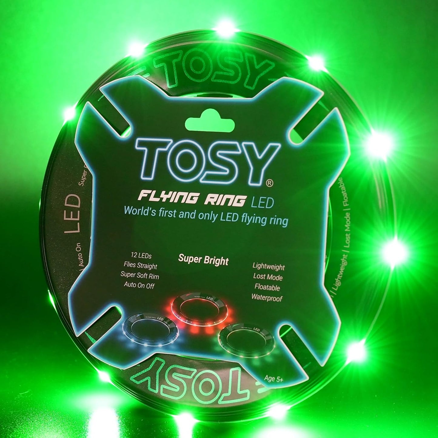 Super Bright TOSY Flying Ring - Fun & Safe LED Toy