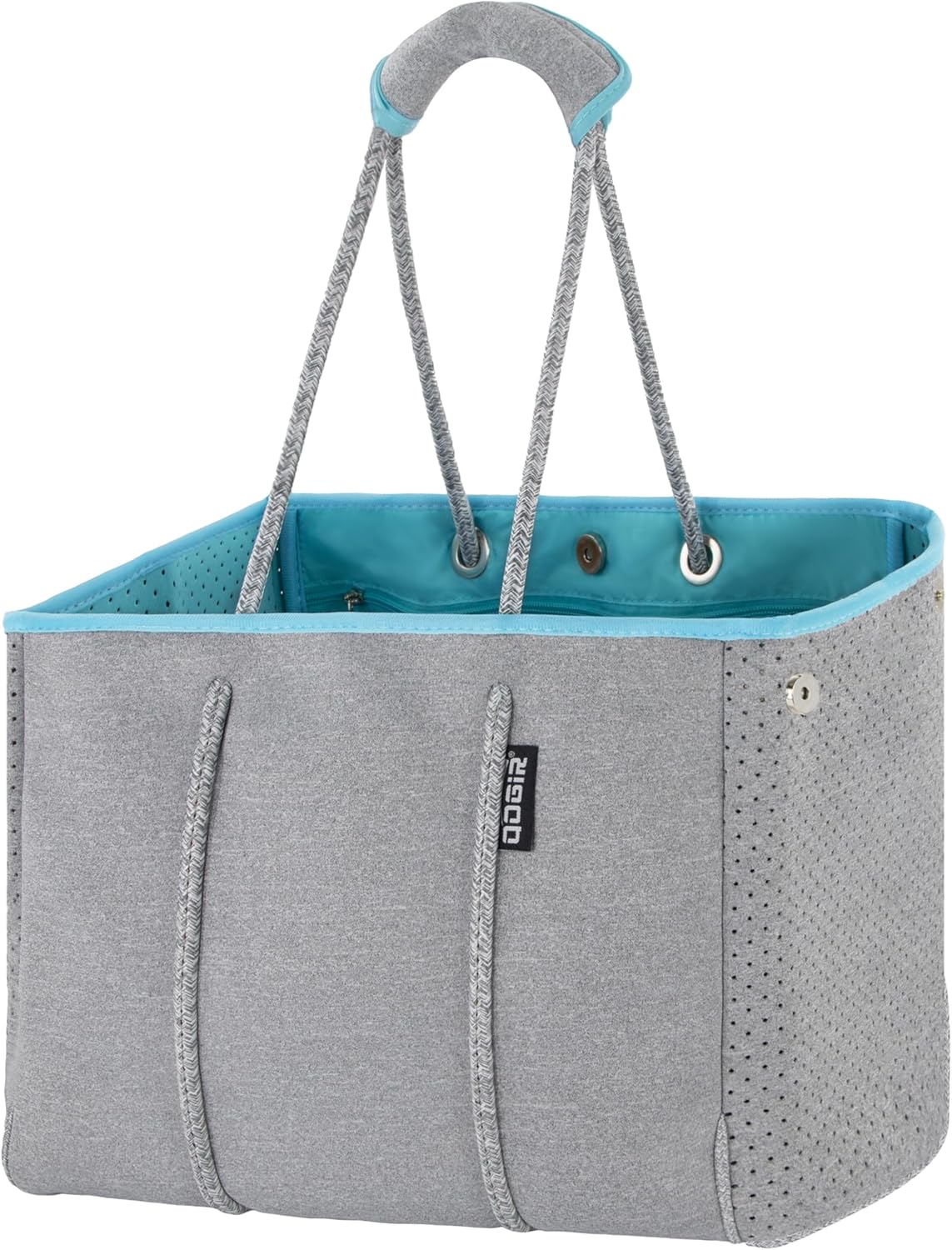QOGiR Neoprene Multipurpose Beach Bag Tote for Summer Fun