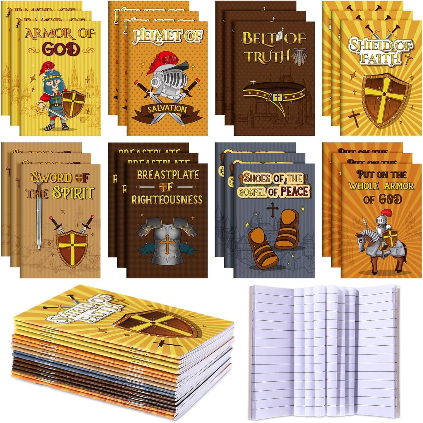Armor of God Notebooks - Inspiring Bible Verses