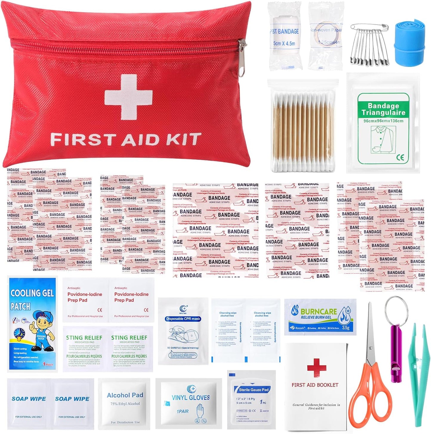 Compact 116pc First Aid Kit - Emergency Essentials