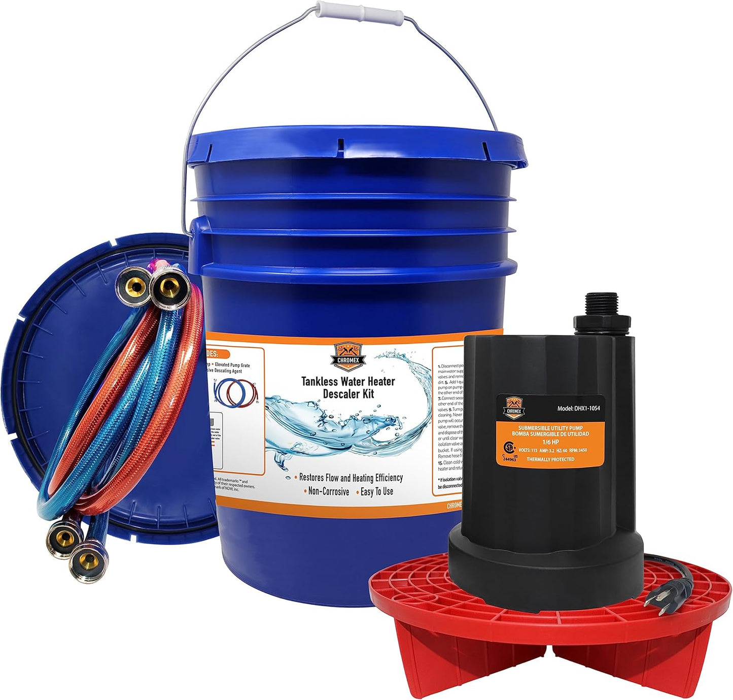 Chromex Tankless Heater Descaler Kit for Easy Maintenance