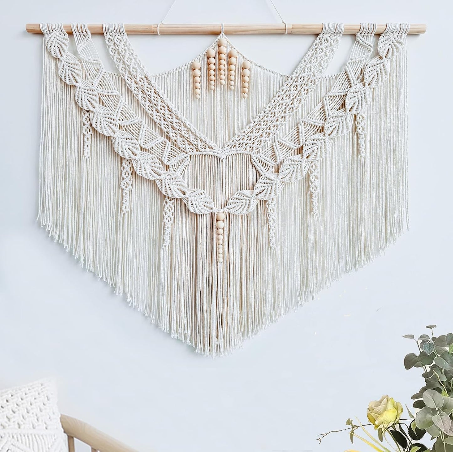 Achart Macrame Wall Hanging Large Boho Decor for Living Room