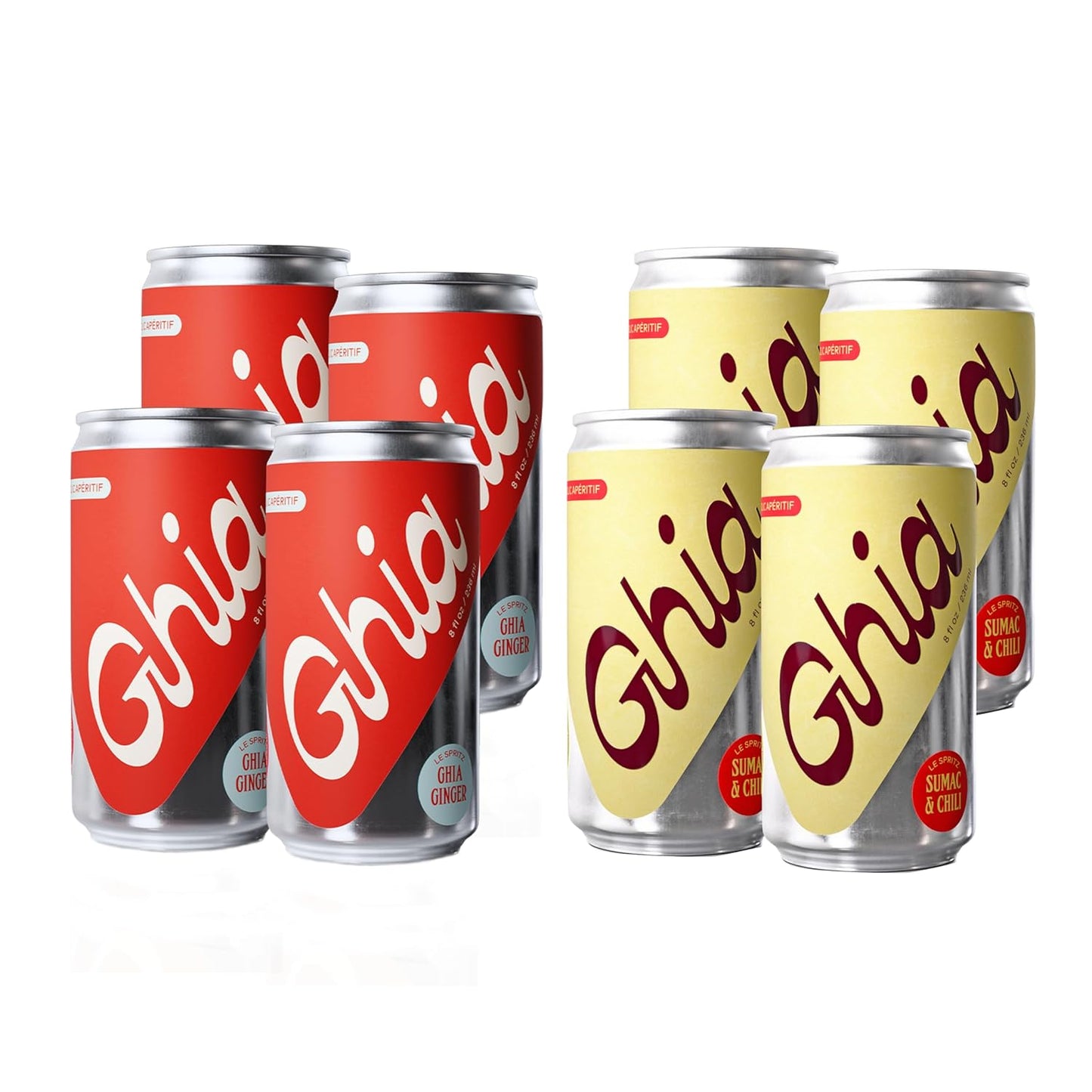 Ghia Non-Alcoholic Le Spritz 8-Pack: Refreshing Mocktail Mixer