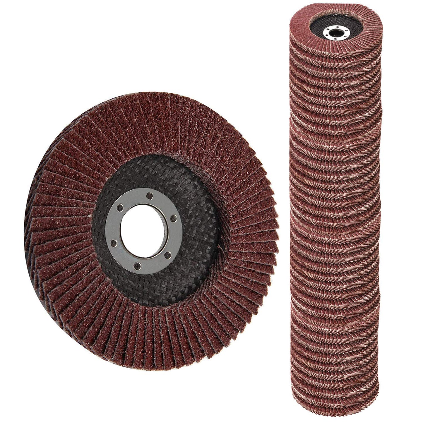 Flap Discs 40 PCS 4.5 Inch - 120 Grit Grinding Discs for Grinders