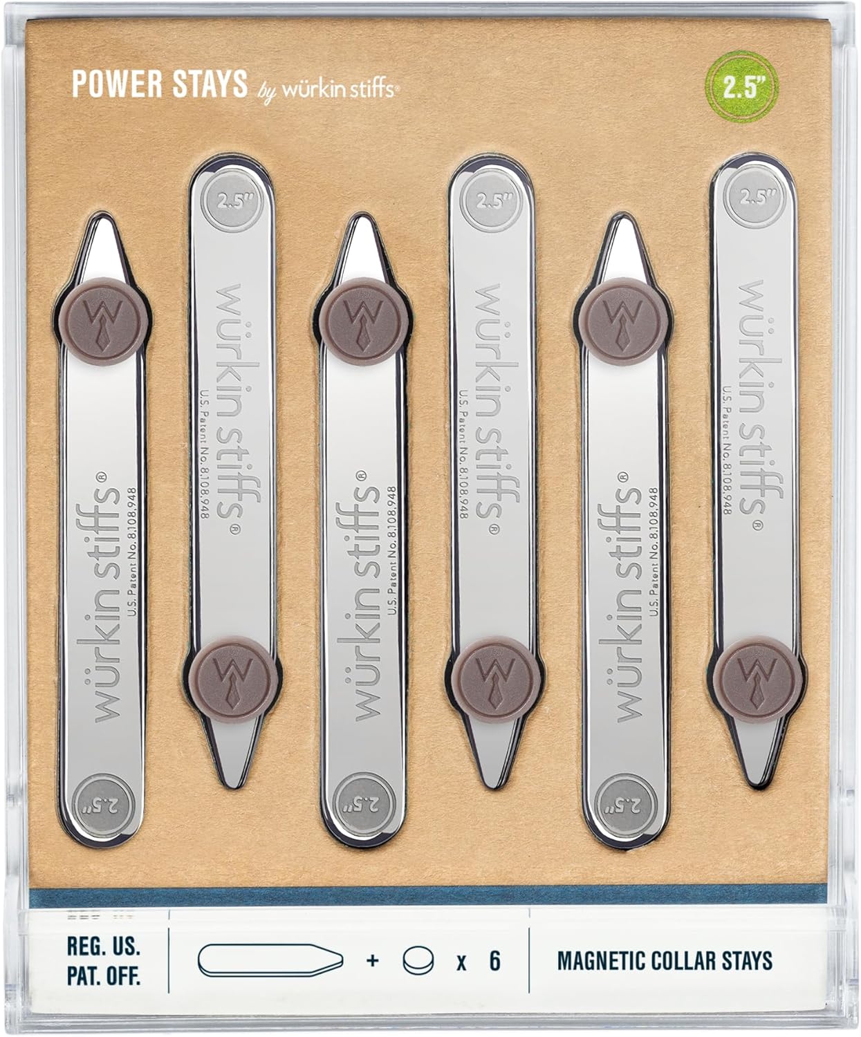 Powerful Magnetic Collar Stays Set | Wrkin Stiffs