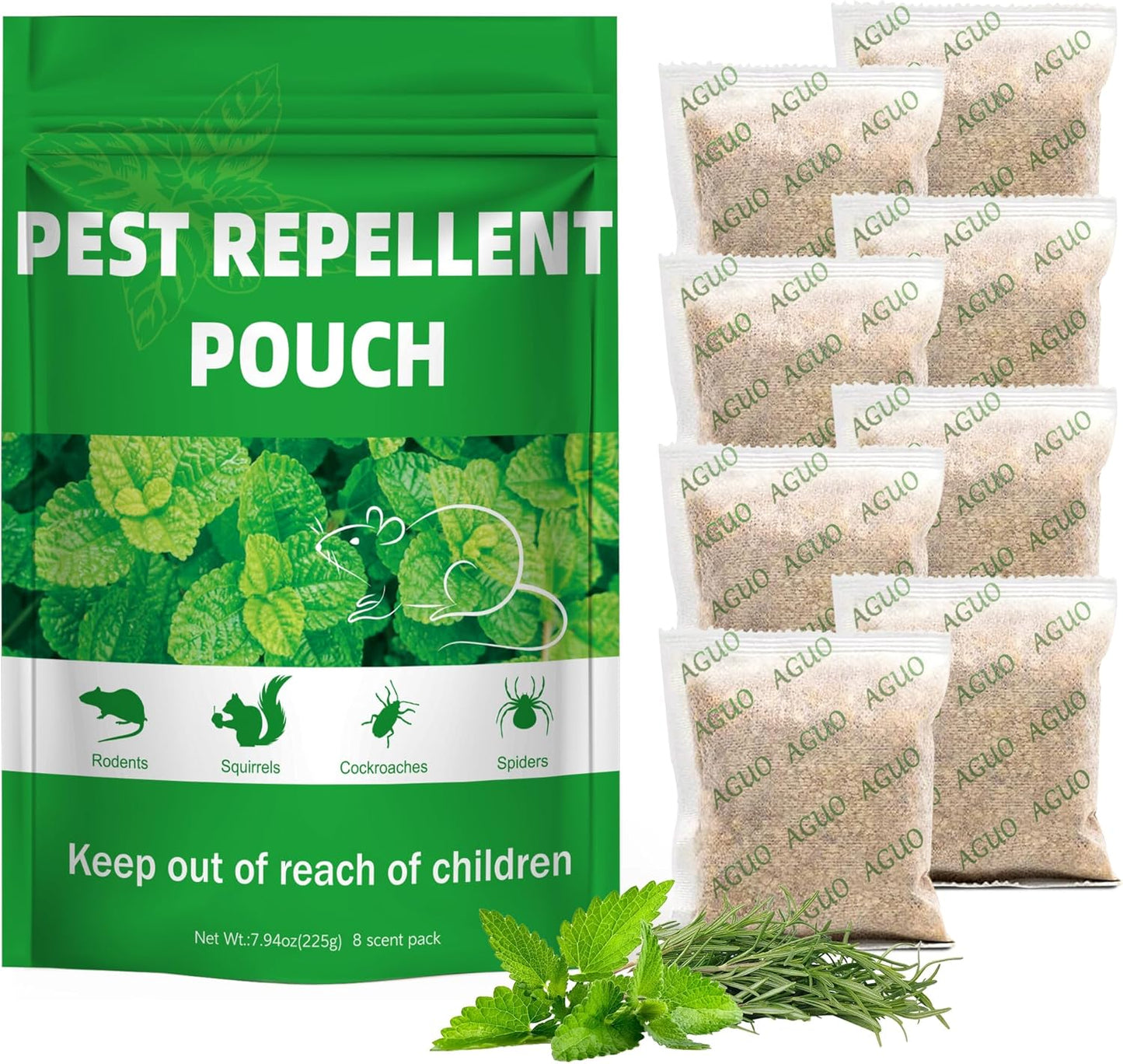 Peppermint Oil Mouse Repellent Pouches - Rodent-Free Home!