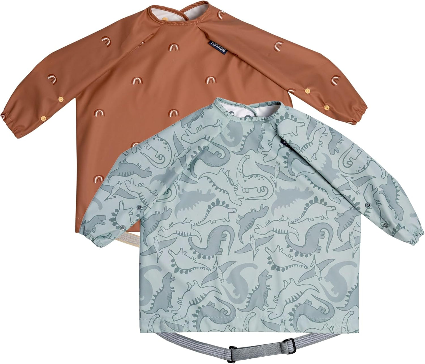 BIBaDO Long Sleeve Baby Bibs for Mess-Free Mealtime Fun