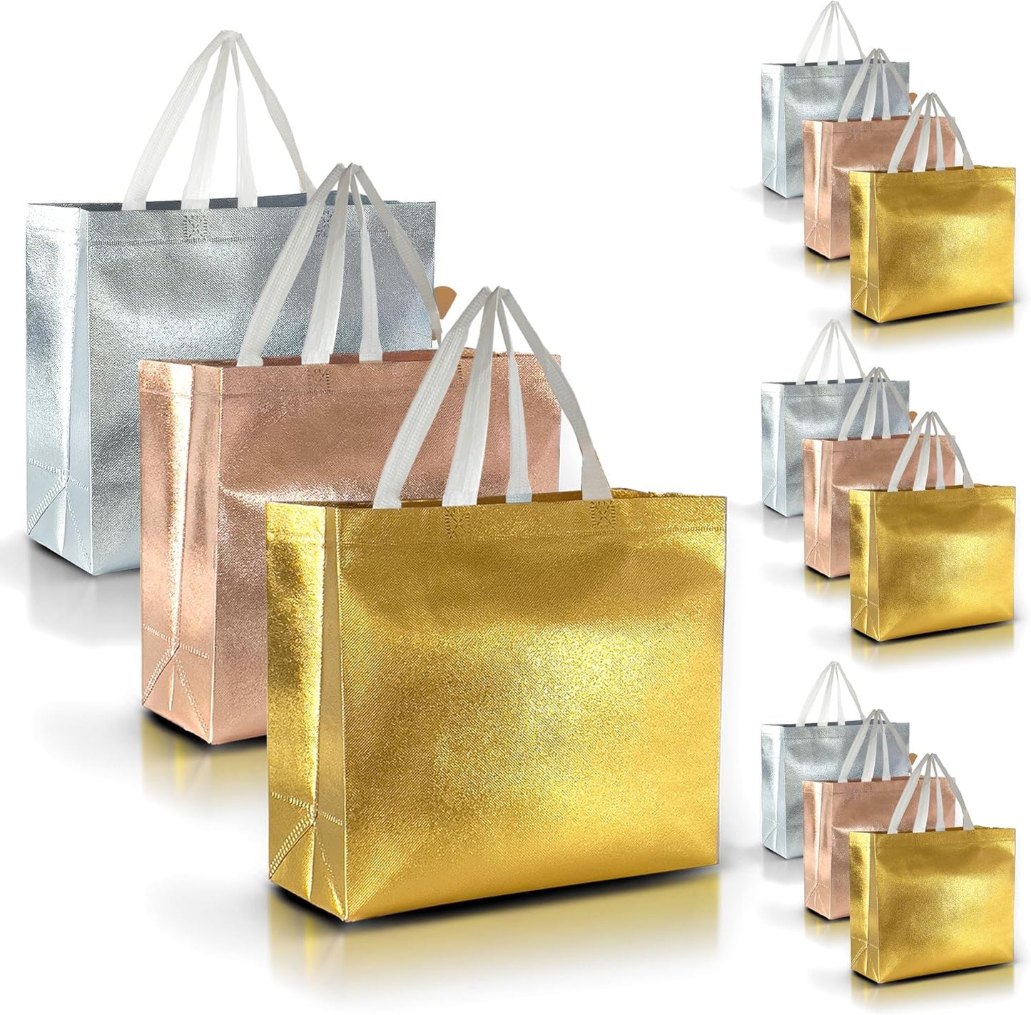 Nush Nush Set of 30 Mix Color Gift Bags for Every Occasion