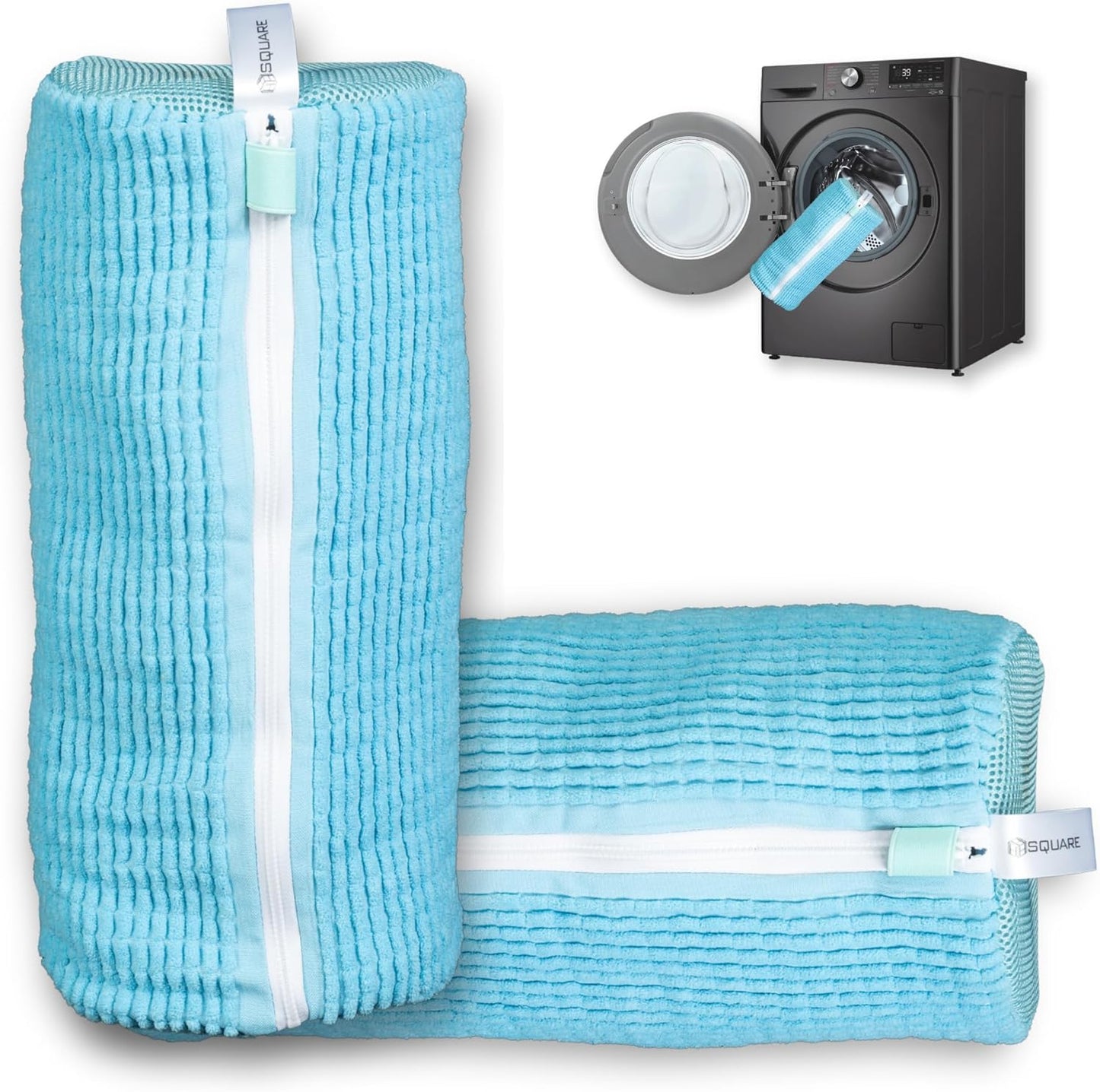 Shoe Washing Bag with Soft Bristles - Keep Shoes Clean!