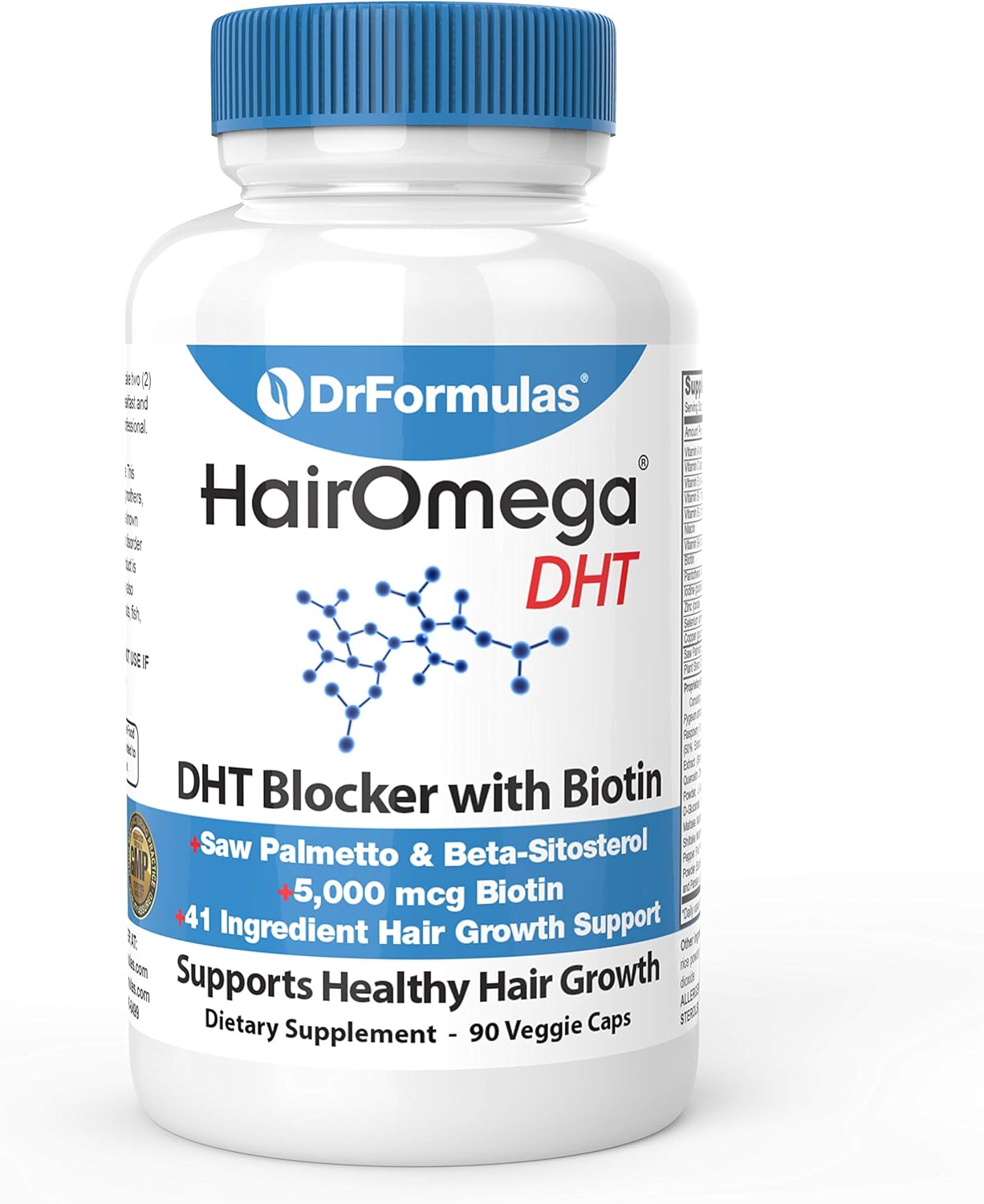 HairOmega DHT Blocker for Men and Women - Advanced Hair Growth
