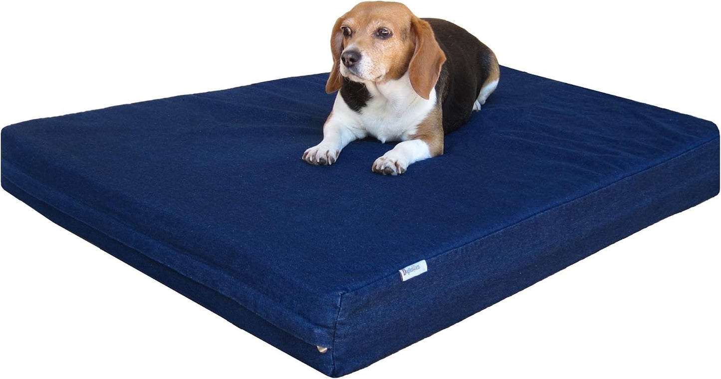 Dogbed4less Medium Large Orthopedic Gel Infused Pet Bed