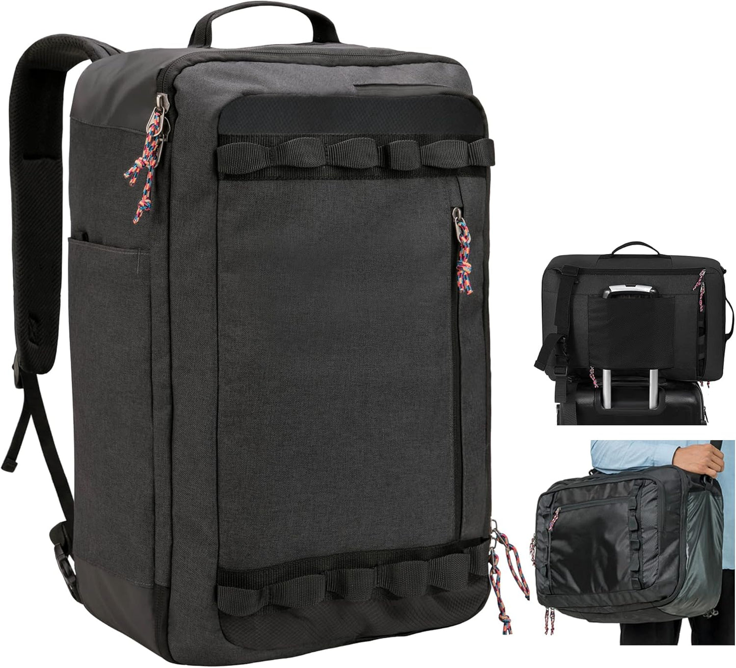 Travel Backpack Flight Approved Carry On Backpack Grey