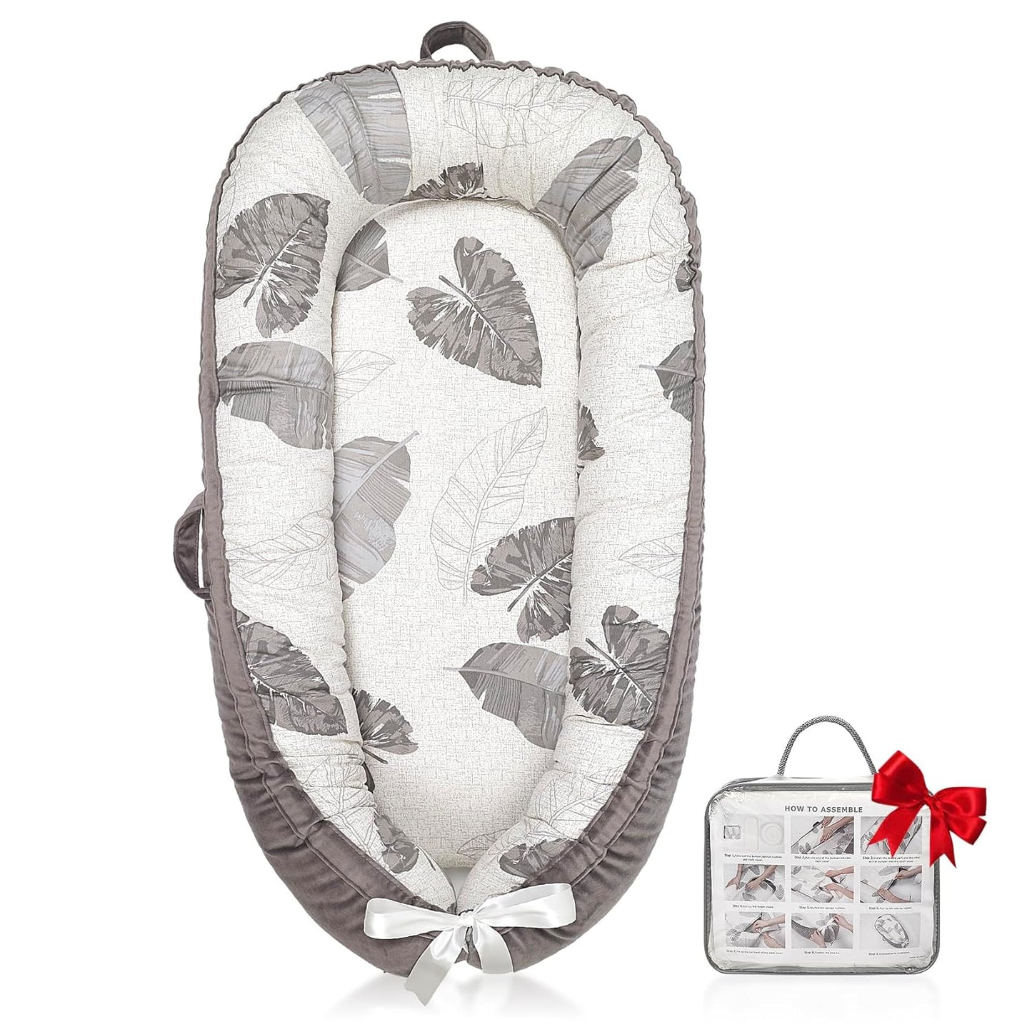 Organic Cotton Infant Lounger for Comfortable Baby Relaxation