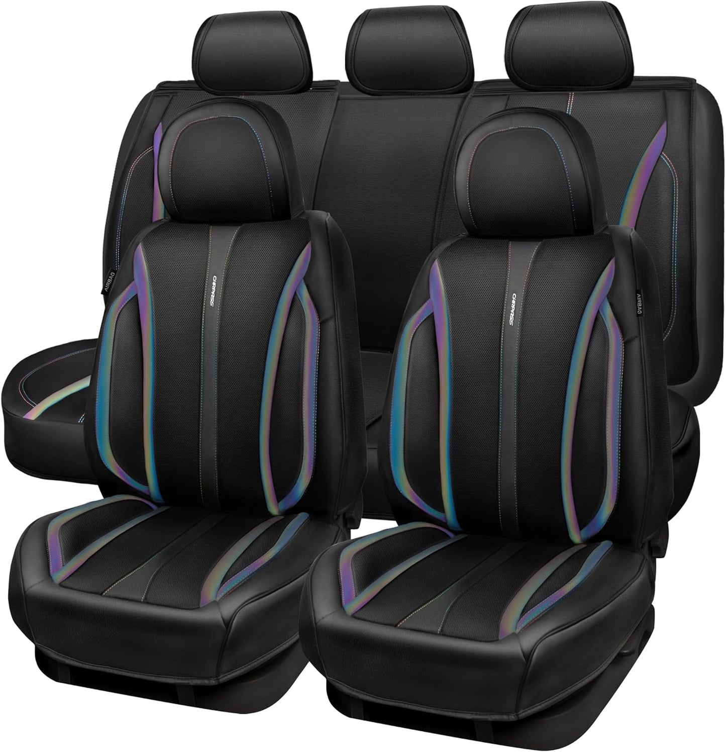 CAR Pass Nappa Leather Car Seat Covers for SUVs and Sedans