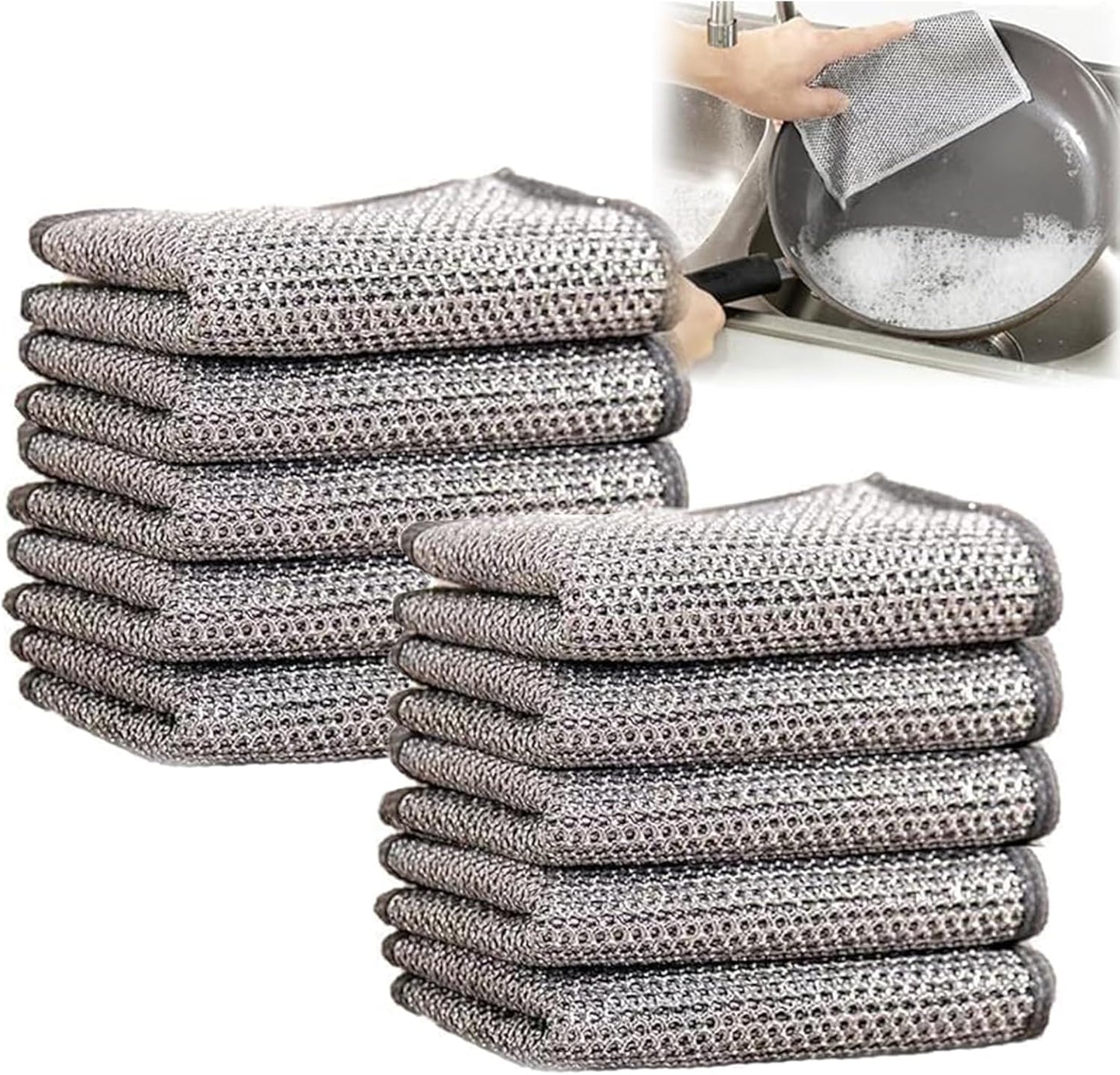 Desolio 10 Pcs Wire Cleaning Cloths - Ultimate Versatility!